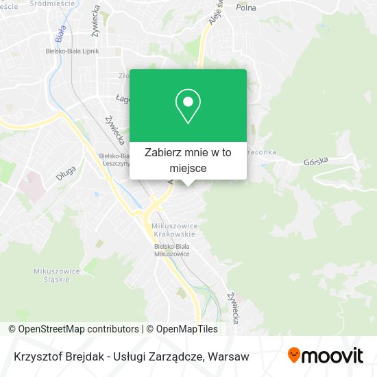 Mapa Krzysztof Brejdak - Usługi Zarządcze