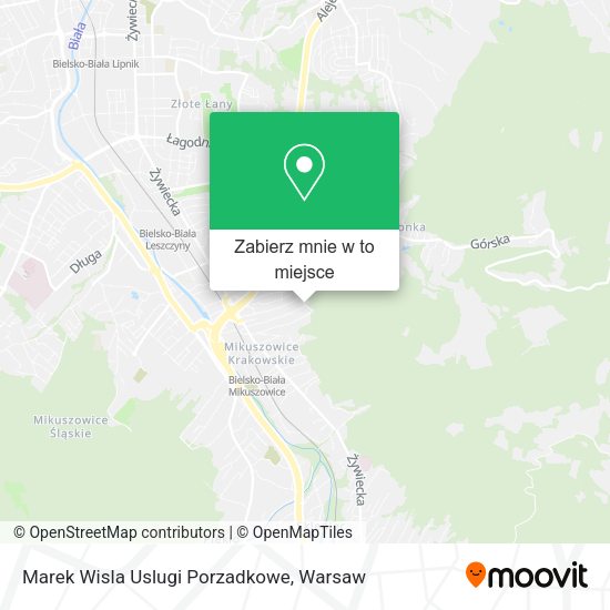 Mapa Marek Wisla Uslugi Porzadkowe