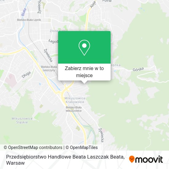 Mapa Przedsiębiorstwo Handlowe Beata Laszczak Beata