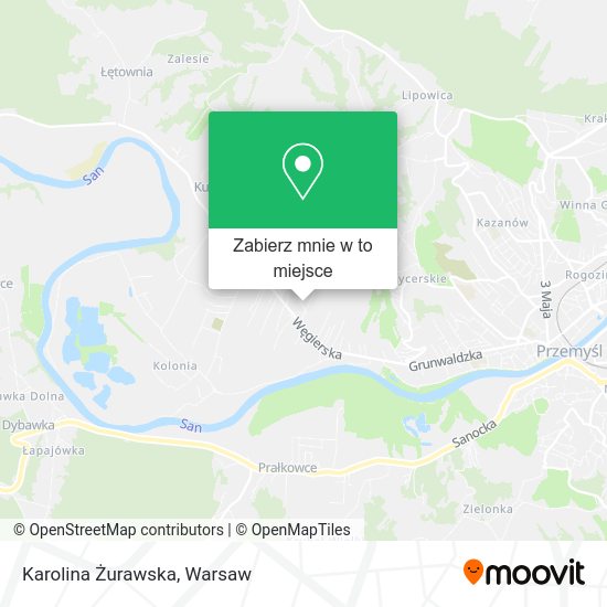 Mapa Karolina Żurawska