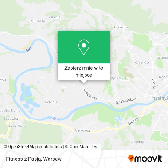 Mapa Fitness z Pasją