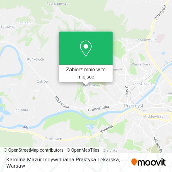 Mapa Karolina Mazur Indywidualna Praktyka Lekarska