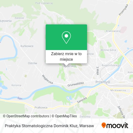 Mapa Praktyka Stomatologiczna Dominik Kluz