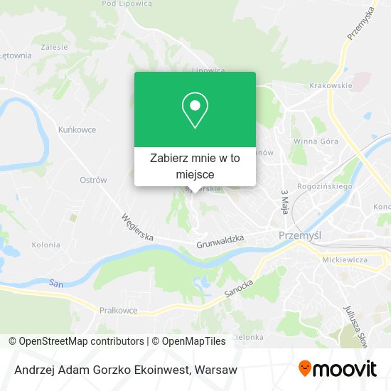 Mapa Andrzej Adam Gorzko Ekoinwest