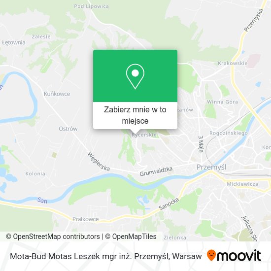 Mapa Mota-Bud Motas Leszek mgr inż. Przemyśl