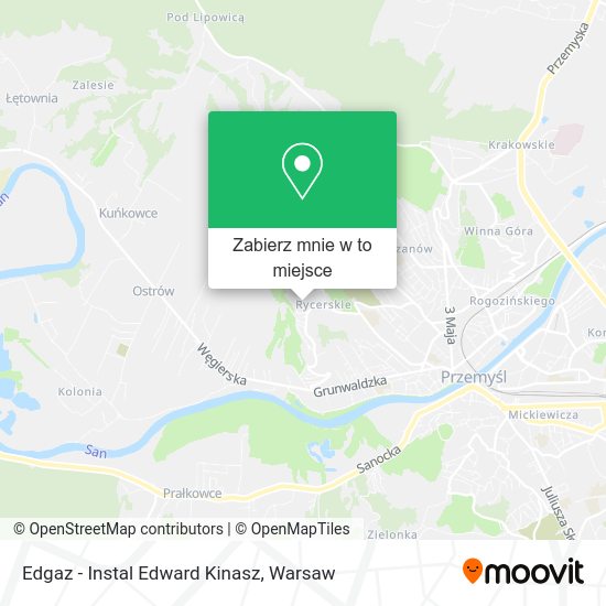 Mapa Edgaz - Instal Edward Kinasz