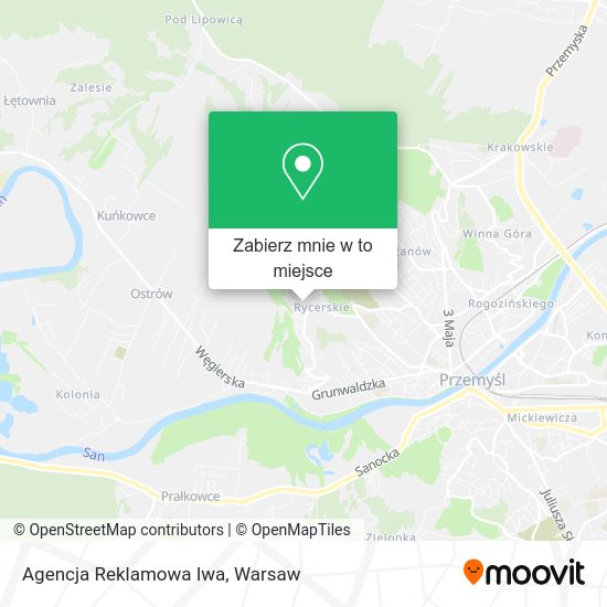 Mapa Agencja Reklamowa Iwa