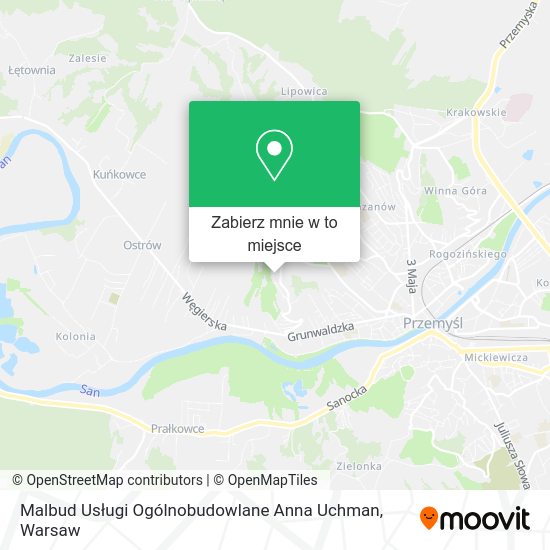 Mapa Malbud Usługi Ogólnobudowlane Anna Uchman