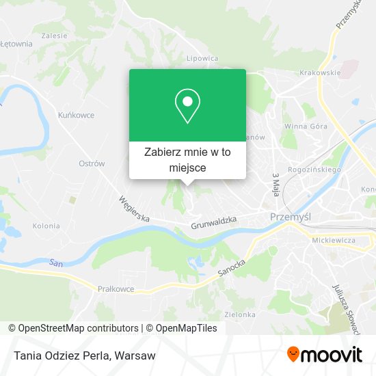 Mapa Tania Odziez Perla