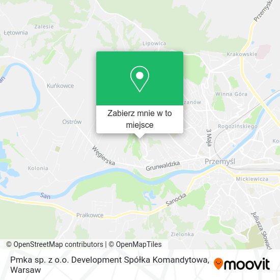 Mapa Pmka sp. z o.o. Development Spółka Komandytowa