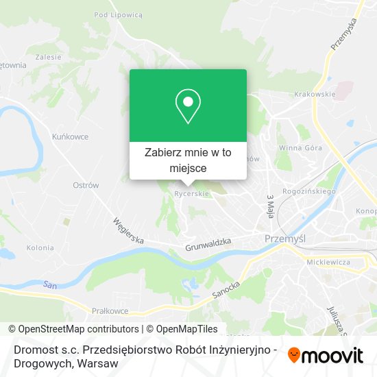 Mapa Dromost s.c. Przedsiębiorstwo Robót Inżynieryjno - Drogowych