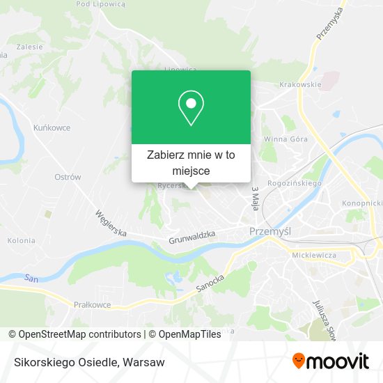 Mapa Sikorskiego Osiedle