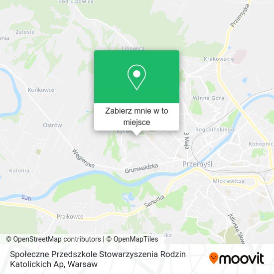 Mapa Społeczne Przedszkole Stowarzyszenia Rodzin Katolickich Ap