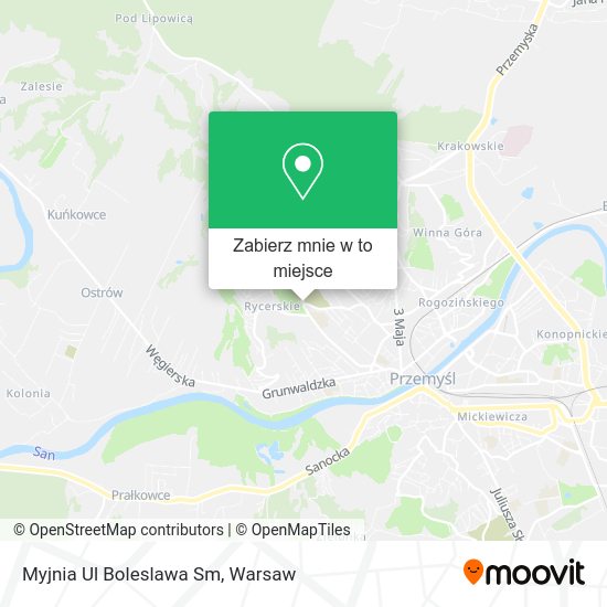 Mapa Myjnia Ul Boleslawa Sm