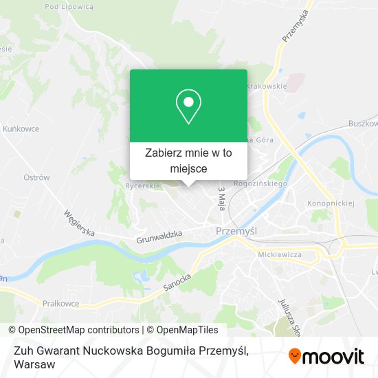 Mapa Zuh Gwarant Nuckowska Bogumiła Przemyśl