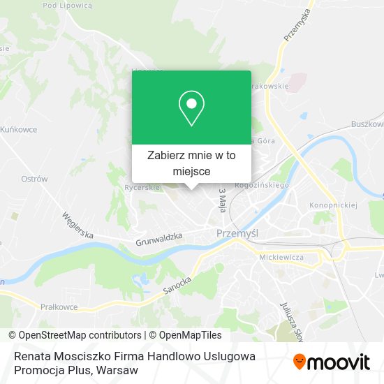 Mapa Renata Mosciszko Firma Handlowo Uslugowa Promocja Plus