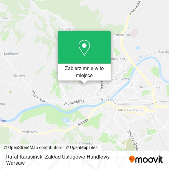 Mapa Rafał Karasiński Zakład Usługowo-Handlowy