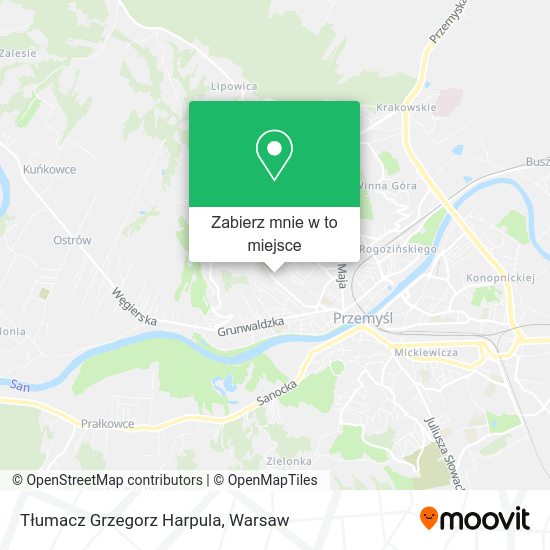 Mapa Tłumacz Grzegorz Harpula