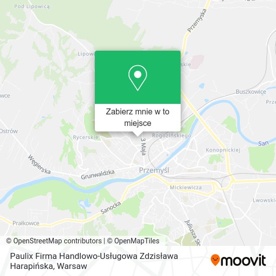 Mapa Paulix Firma Handlowo-Usługowa Zdzisława Harapińska