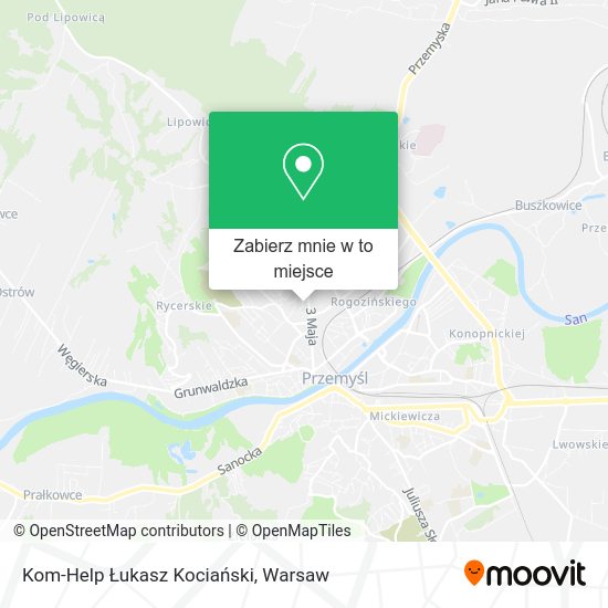 Mapa Kom-Help Łukasz Kociański