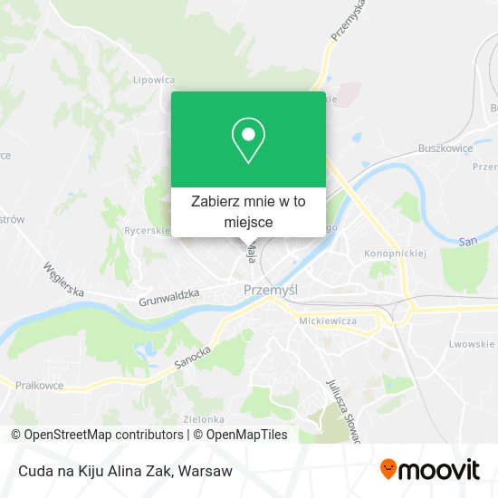 Mapa Cuda na Kiju Alina Zak