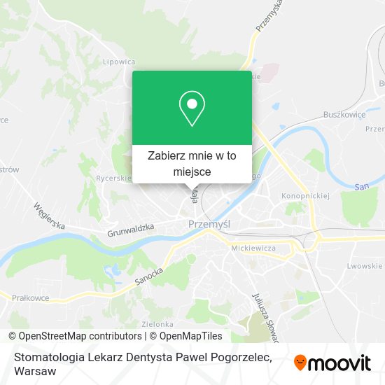 Mapa Stomatologia Lekarz Dentysta Pawel Pogorzelec