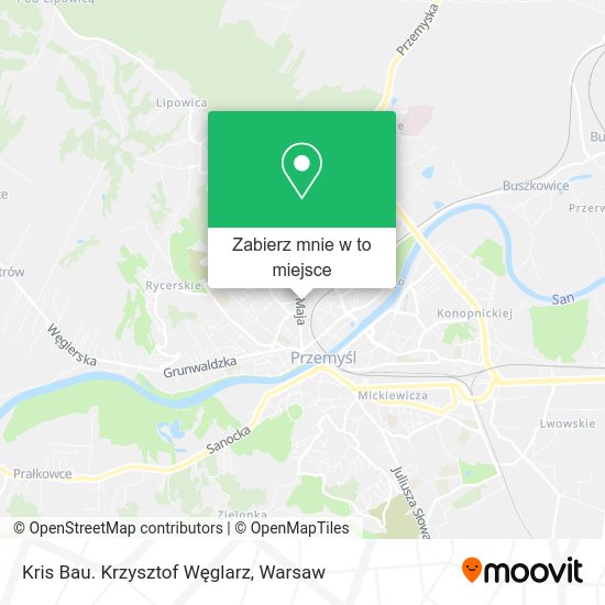 Mapa Kris Bau. Krzysztof Węglarz