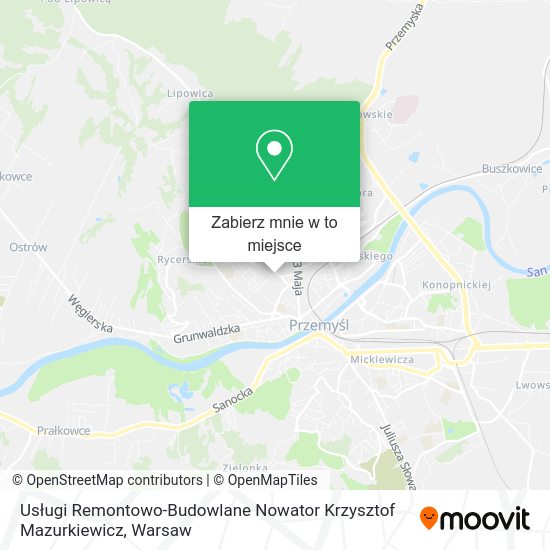 Mapa Usługi Remontowo-Budowlane Nowator Krzysztof Mazurkiewicz