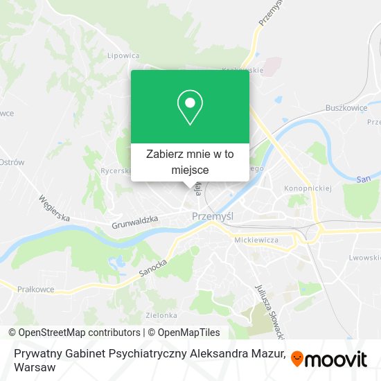 Mapa Prywatny Gabinet Psychiatryczny Aleksandra Mazur