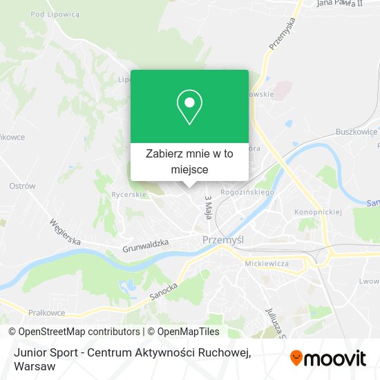 Mapa Junior Sport - Centrum Aktywności Ruchowej