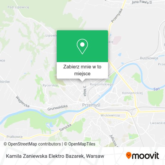 Mapa Kamila Zaniewska Elektro Bazarek