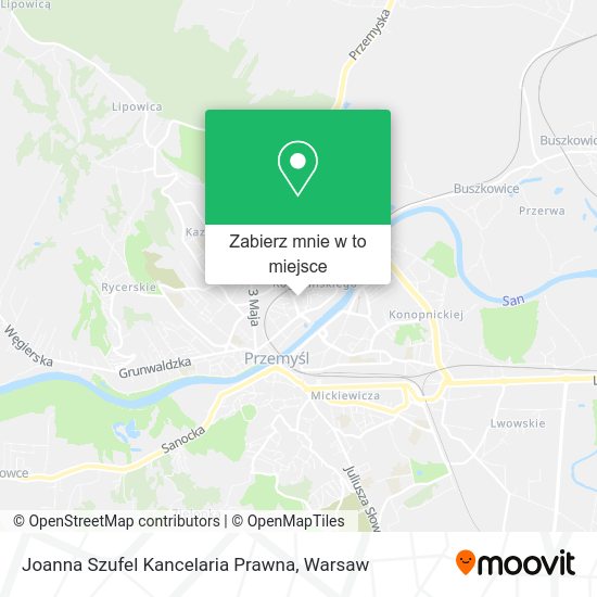 Mapa Joanna Szufel Kancelaria Prawna