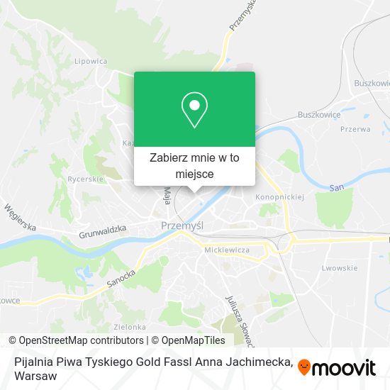 Mapa Pijalnia Piwa Tyskiego Gold Fassl Anna Jachimecka