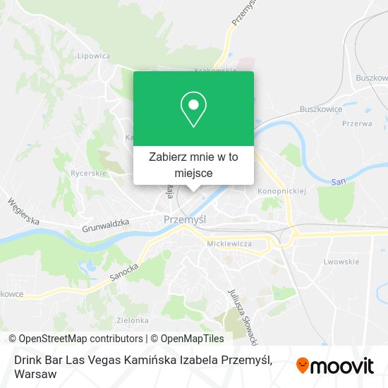 Mapa Drink Bar Las Vegas Kamińska Izabela Przemyśl