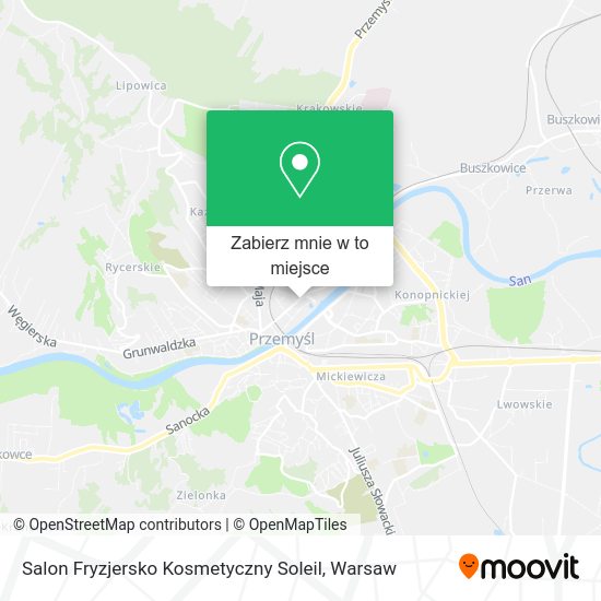 Mapa Salon Fryzjersko Kosmetyczny Soleil