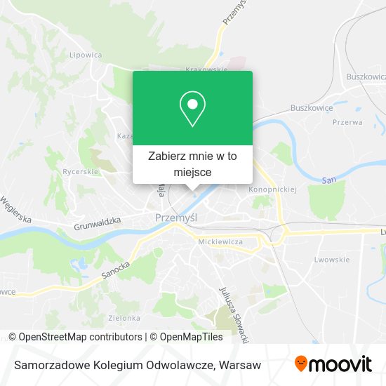 Mapa Samorzadowe Kolegium Odwolawcze