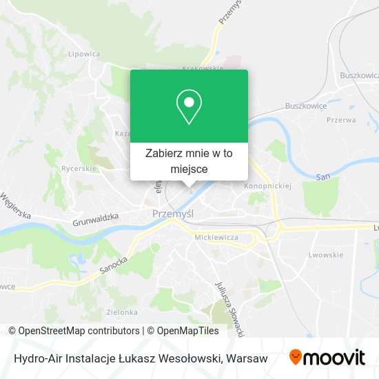 Mapa Hydro-Air Instalacje Łukasz Wesołowski