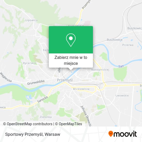 Mapa Sportowy Przemyśl