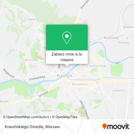 Mapa Krasińskiego Osiedle