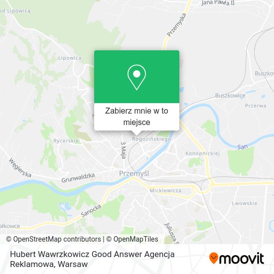 Mapa Hubert Wawrzkowicz Good Answer Agencja Reklamowa