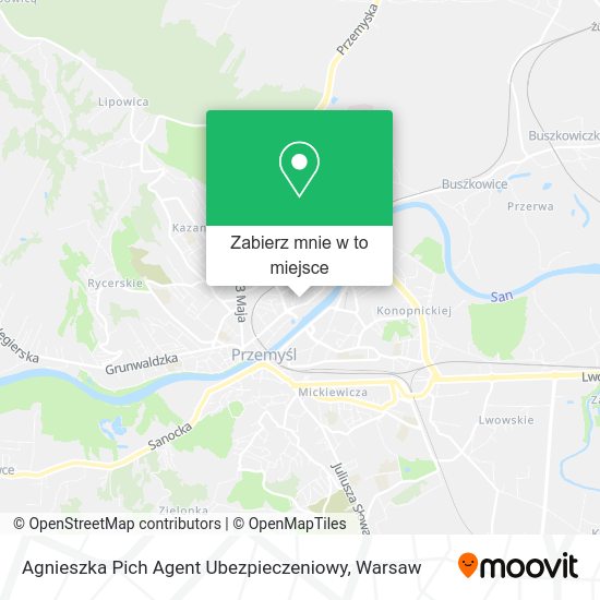 Mapa Agnieszka Pich Agent Ubezpieczeniowy