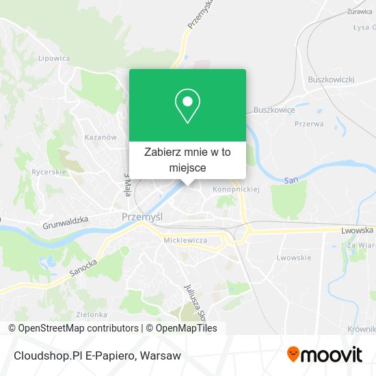 Mapa Cloudshop.Pl E-Papiero