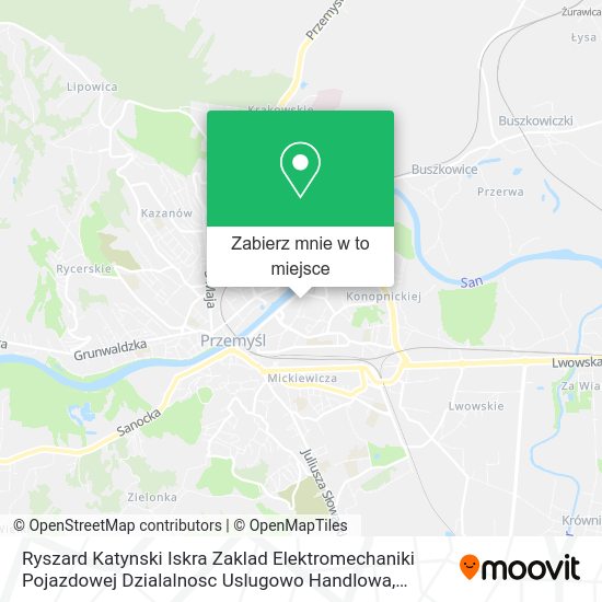 Mapa Ryszard Katynski Iskra Zaklad Elektromechaniki Pojazdowej Dzialalnosc Uslugowo Handlowa