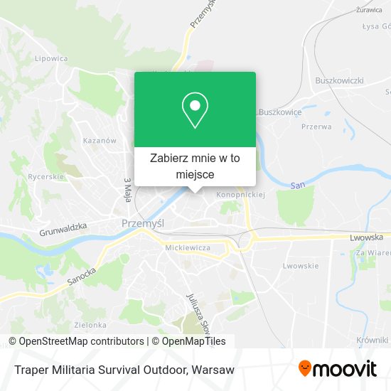 Mapa Traper Militaria Survival Outdoor