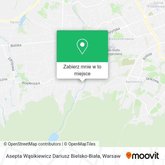 Mapa Asepta Wąsikiewicz Dariusz Bielsko-Biała