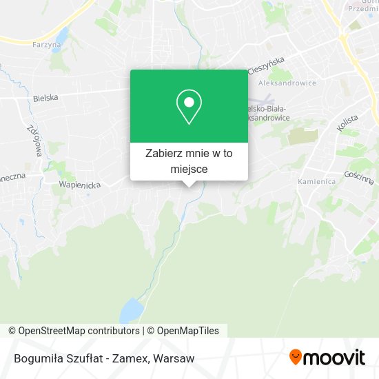 Mapa Bogumiła Szufłat - Zamex