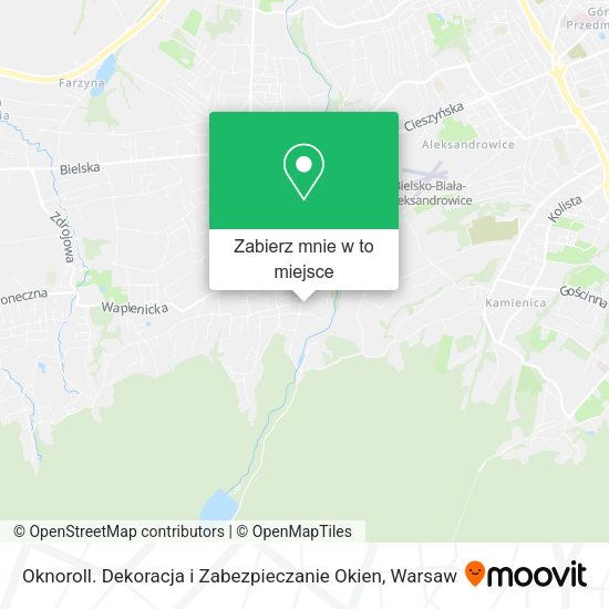 Mapa Oknoroll. Dekoracja i Zabezpieczanie Okien