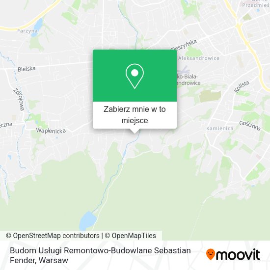 Mapa Budom Usługi Remontowo-Budowlane Sebastian Fender