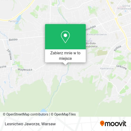 Mapa Lesnictwo Jaworze