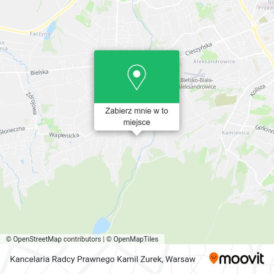 Mapa Kancelaria Radcy Prawnego Kamil Zurek